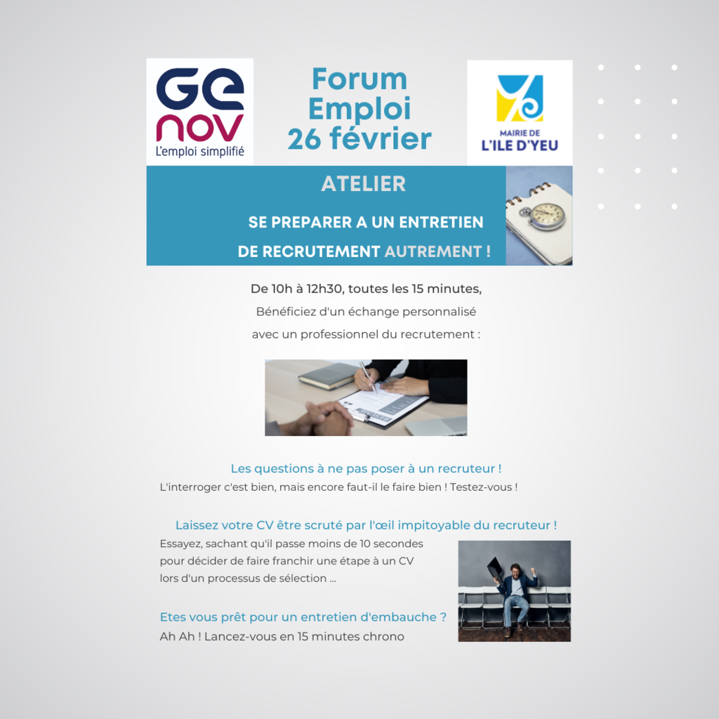 Forum Emploi Yeu